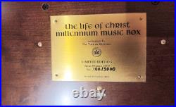 RARE-Franklin Mint Vatican Museum The Life of Christ Millennium Reuge Music