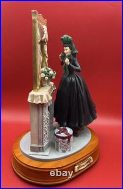RARE Gone With The Wind Scarlett In Green Bonnet San Francisco Music Box Co