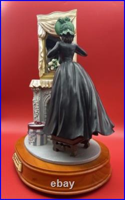 RARE Gone With The Wind Scarlett In Green Bonnet San Francisco Music Box Co