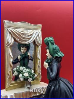 RARE Gone With The Wind Scarlett In Green Bonnet San Francisco Music Box Co