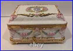 RARE House of Faberge Once upon a Dream Musical Jewelry Box Disney Cinderella