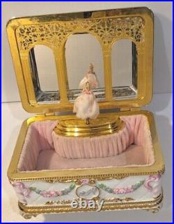 RARE House of Faberge Once upon a Dream Musical Jewelry Box Disney Cinderella