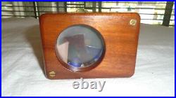 RARE Kaleidoscope Music Box Wood AUTOMATIC Windup Vintage