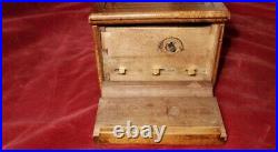 RARE MUSIC BOX by HENRY CAPT GENEVE PLAYS SIX POPULAR AIRS KEY WOUND MOVT