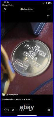RARE Phantom Of The Opera San Francisco Music Box Company Organ figurine