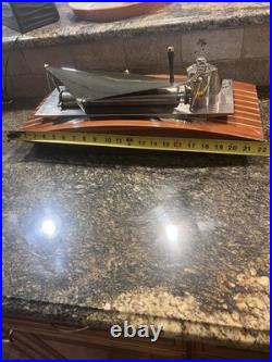 RARE Reuge THE WINCH Musical Box 4 Melodies 144 notes WORKS BEAUTIFULLY