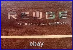 RARE Reuge THE WINCH Musical Box 4 Melodies 144 notes WORKS BEAUTIFULLY