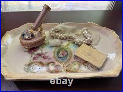 RARE San Francisco Music Box Pink Jeweled Kaleidoscope Canon in D Works