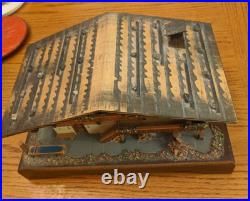 RARE Swiss Reuge Music Box Fancy Wooden Chalet The Sound of Music (450) VIDEO