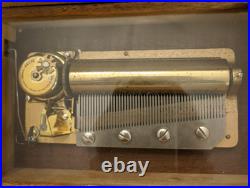 RARE Swiss Reuge Music Box Fancy Wooden Chalet The Sound of Music (450) VIDEO