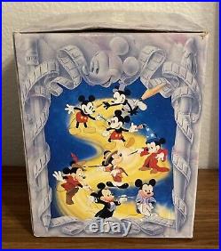 RARE VINTAGE 1990 ENESCO Walt Disney Mickey Mouse Musical Jack-in-the-Box with Box