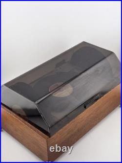 RARE VINTAGE FUJI JAPAN LADOR SYMPHONION MUSIC BOX with 8 DISCS. WORKS. READ