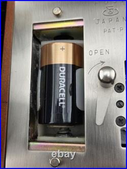 RARE VINTAGE FUJI JAPAN LADOR SYMPHONION MUSIC BOX with 8 DISCS. WORKS. READ