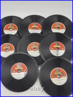 RARE VINTAGE FUJI JAPAN LADOR SYMPHONION MUSIC BOX with 8 DISCS. WORKS. READ