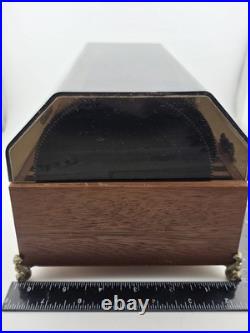 RARE VINTAGE FUJI JAPAN LADOR SYMPHONION MUSIC BOX with 8 DISCS. WORKS. READ