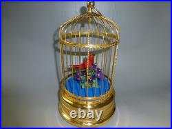 RARE VINTAGE JAPANESE SINGING BIRD CAGE GOLD GILT CAGE BEST MODEL (Watch Video) RARE VINTAGE JAPANESE SINGING BIRD CAGE GOLD GILT CAGE BEST MODEL (Watch Video)