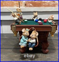 RARE Vintage 1990 Enesco On Cue Deluxe Multi Action Musical Pool Table #581275