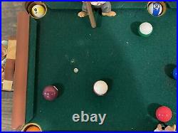 RARE Vintage 1990 Enesco On Cue Deluxe Multi Action Musical Pool Table #581275