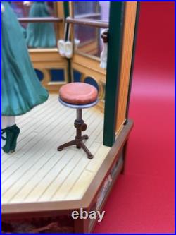 RARE Vintage 1997 Enesco Music Box w Motion Ballet School Ballerinas