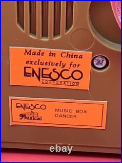 RARE Vintage 1997 Enesco Music Box w Motion Ballet School Ballerinas