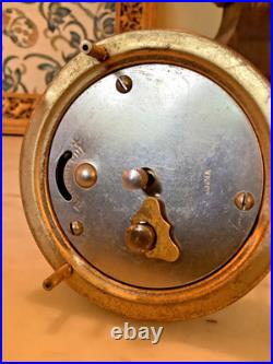 RARE Vintage Bird in Gilded Cage Rotating Ball Clock, see video RARE Vintage Bird in Gilded Cage Rotating Ball Clock, see video
