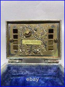 RARE! Vintage Hand Etched Fred Zimbalist Thorens Music Box EDELWEISS