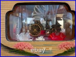 RARE Vintage Toyo Hand-Painted Animated Musical Jewelry Box, plays Sukiyaki