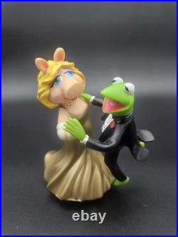 RARE Vtg Kermit & Miss Piggy Musical Figurine San Francisco Music Box Company