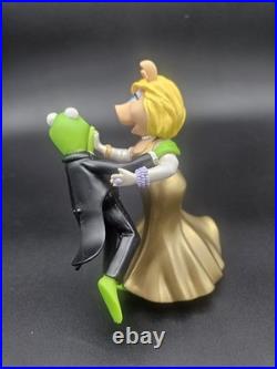RARE Vtg Kermit & Miss Piggy Musical Figurine San Francisco Music Box Company