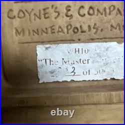 RARE WAYNE HIGGINS THE MASTER CARVER AND HIPPOCAMPUS MUSIC BOX #323 Of 5000