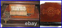 RARE Working ANTIQUE c1887 CONCERT ROLLER ORGAN Hand Crank Victorian MUSIC BOX