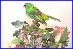 RARE c. 1880 SINGING BIRD FLOWER POT FRENCH BONTEMS MUSIC BOX AUTOMATON