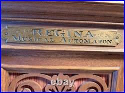 REGINA AUTOMATON ANTIQUE 1895 MUSIC PLAYER With +- 80 Disks