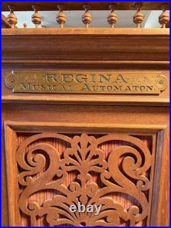 REGINA AUTOMATON ANTIQUE 1895 MUSIC PLAYER With +- 80 Disks