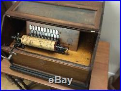 RESTORED CONCERT ROLLER ORGAN With 19 COBS! WORKS GREAT