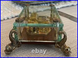 REUGE MUSIC BOX GLASS CASE DOLPHIN 36 NOTE Plays Waltz Of The Flowers