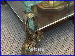 REUGE MUSIC BOX GLASS CASE DOLPHIN 36 NOTE Plays Waltz Of The Flowers
