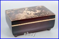 REUGE MUSIC BOX Glockenspiel HEAR IT NOW! Mirrored lid & decorative case 1/50