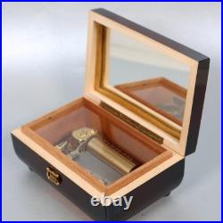 REUGE MUSIC BOX Glockenspiel HEAR IT NOW! Mirrored lid & decorative case 1/50