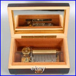 REUGE MUSIC BOX Glockenspiel HEAR IT NOW! Mirrored lid & decorative case 1/50