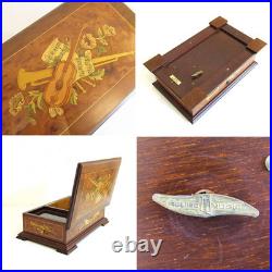 REUGE MUSIC Music Box Luge Jewelry Case Jewelry Box Italy LE ORE