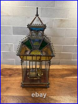 REUGE Music Box Enesco 1985 Limited Edition 489/500 Stained Glass REUGE Music Box Enesco 1985 Limited Edition 489/500 Stained Glass