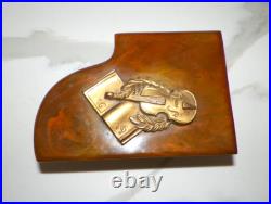 REUGE SAINT CROIX CYLINDER PIANO MUSIC BOX WithBAKELITE TOP PLAYS BEAUTIFULLY