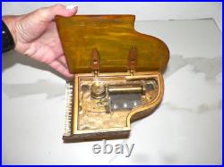 REUGE SAINT CROIX CYLINDER PIANO MUSIC BOX WithBAKELITE TOP PLAYS BEAUTIFULLY