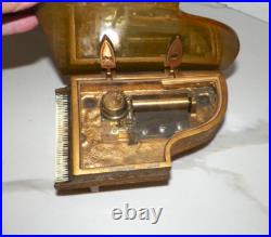 REUGE SAINT CROIX CYLINDER PIANO MUSIC BOX WithBAKELITE TOP PLAYS BEAUTIFULLY