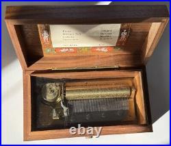 REUGE SAINTE CROIX 4 Song 50 Note MUSIC BOX Works Beautifully 391-002 Lullaby