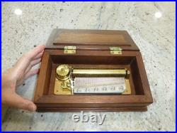REUGE SAINTE-CROIX SWISS MUSIC BOX CH 3/72 Custom Hand Made Solid Wooden Box