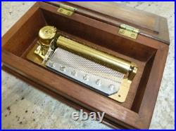 REUGE SAINTE-CROIX SWISS MUSIC BOX CH 3/72 Custom Hand Made Solid Wooden Box