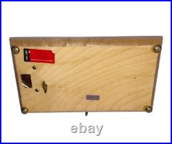 REUGE SAN FRANCISCO MUSIC BOX CO WOOD LAQUER MEMORY With LOCKING KEY