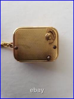 REUGE SWITZERLAND MUSIC BOX KEYCHAIN Die Schlittschuhläufer Walzer SKATERS WALTZ